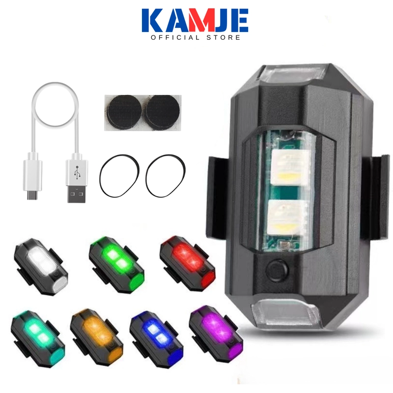 Product image KAMJE Lampu LED USB Aircraft Model Pesawat RGB 7 Warna Kedip Motor Mobil Universal all variant all variant