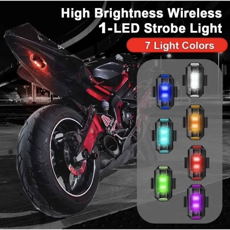 Product image KAMJE Lampu LED USB Aircraft Model Pesawat RGB 7 Warna Kedip Motor Mobil Universal all variant all variant