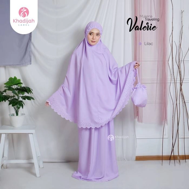 Product image KhadijahLabel DKI - Mukena Travel Valerie All Size Lylac