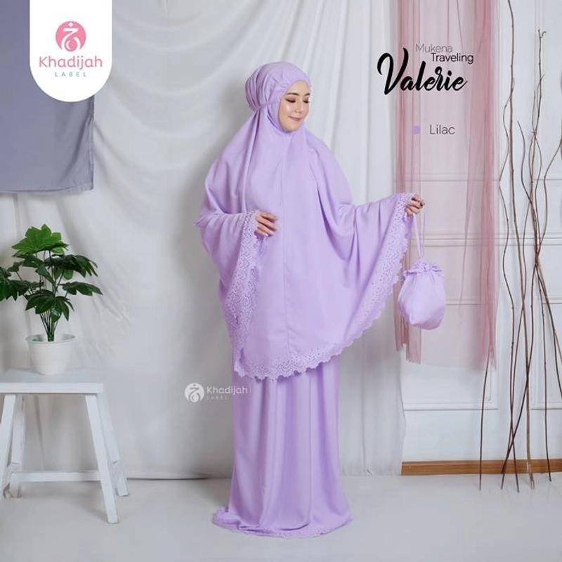 Product image KhadijahLabel DKI - Mukena Travel Valerie All Size Lylac