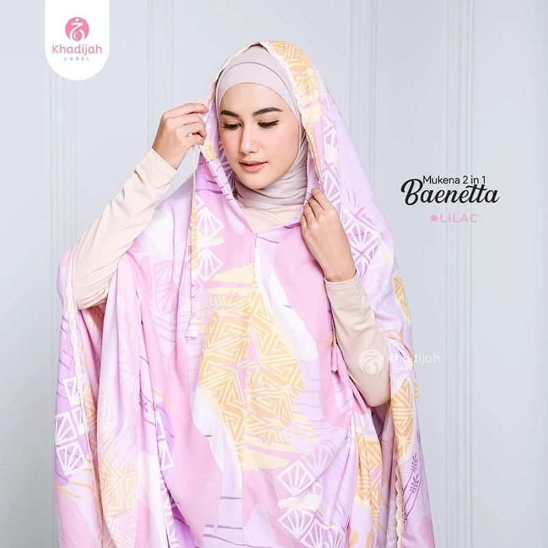 Product image KhadijahLabel DKI - Mukena Jumbo Baenetta 2 in 1 All Size Lilac
