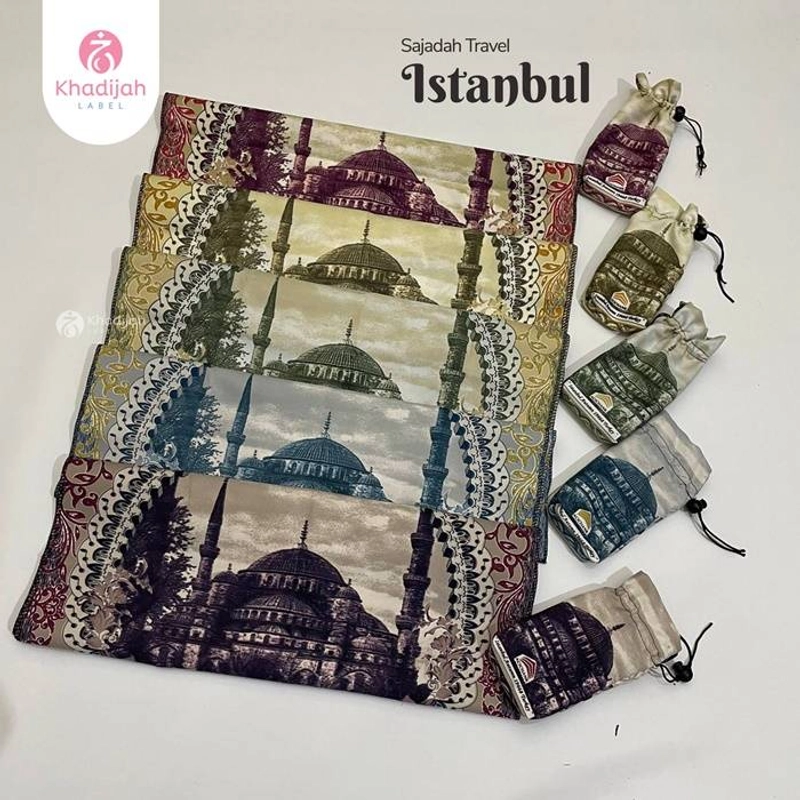 Product image KhadijahLabel DKI - Sajadah Travel Istanbul All Size Random