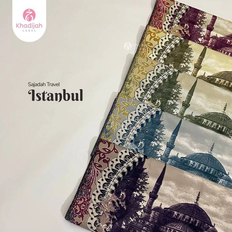 Product image KhadijahLabel DKI - Sajadah Travel Istanbul All Size Random
