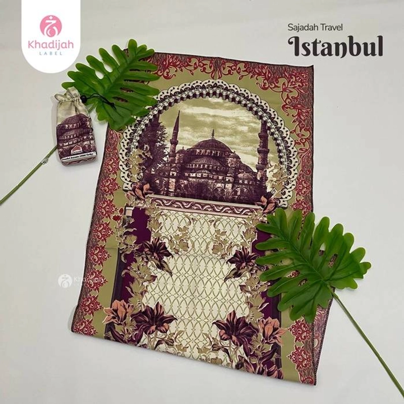 Product image KhadijahLabel DKI - Sajadah Travel Istanbul All Size Random