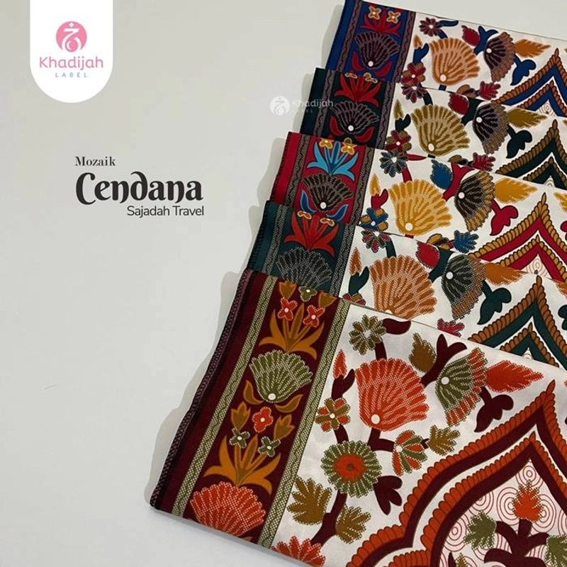 Product image KhadijahLabel DKI - Sajadah Travel Mozaik Cendana All Size Random