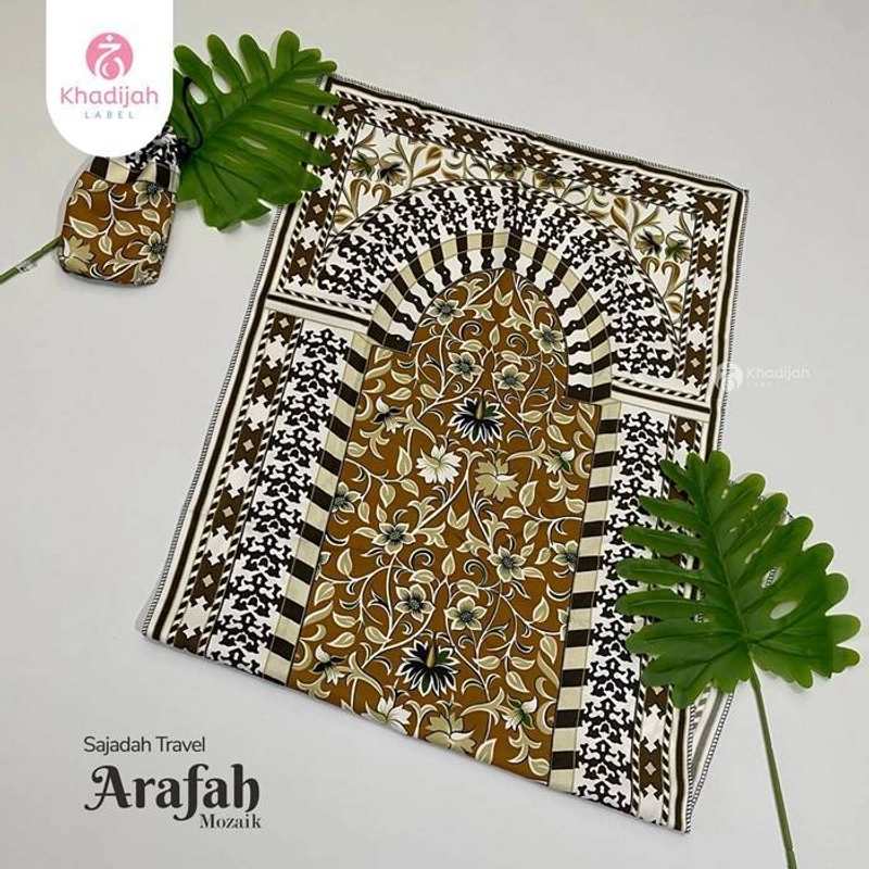 Product image Khadijah Label Jabar - Sajadah Travel Mozaik Arafah All Size Random