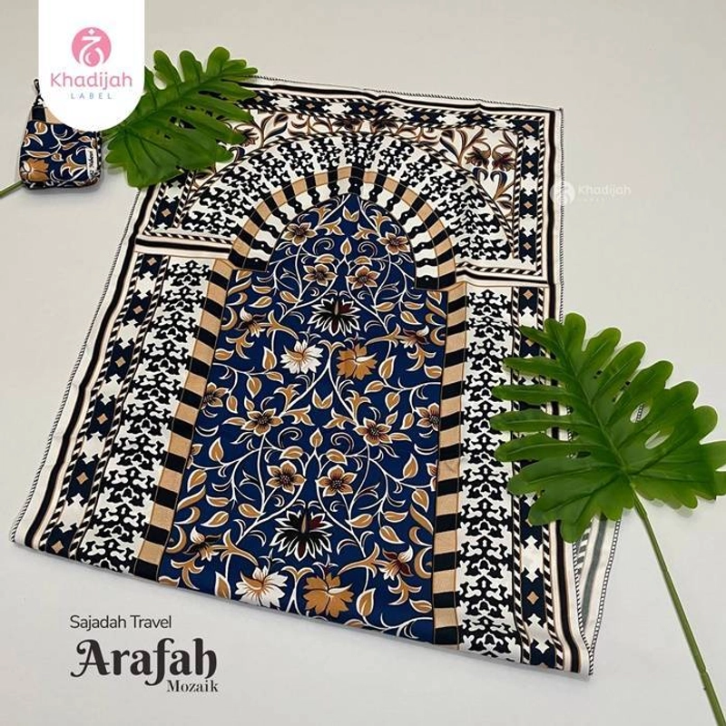 Product image Khadijah Label Jabar - Sajadah Travel Mozaik Arafah All Size Random