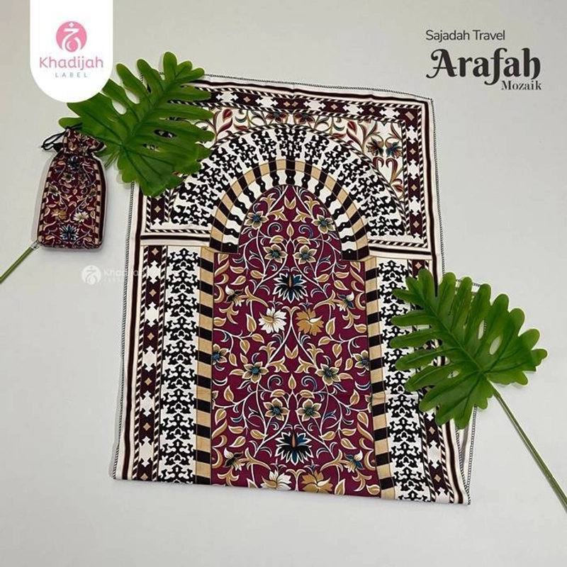 Product image Khadijah Label Jabar - Sajadah Travel Mozaik Arafah All Size Random