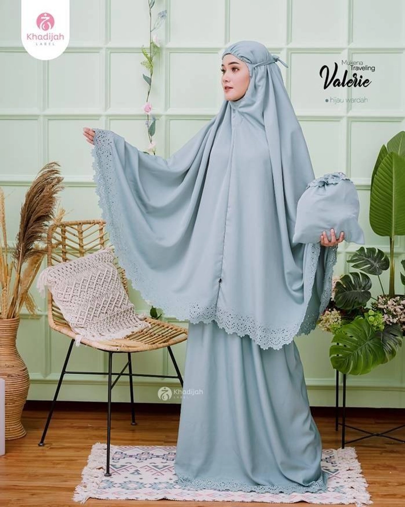 Product image Khadijah Label JKT - Mukena Travel Valerie All Size Wardah