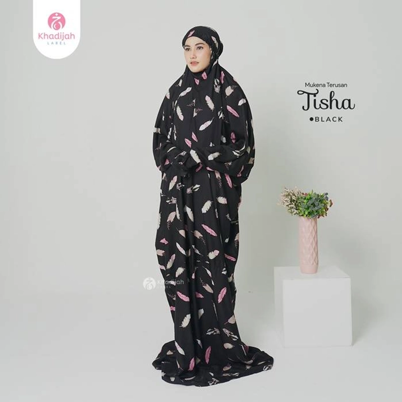 Product image Khadijah Label Makassar - Mukena Terusan Tisha All Size Black