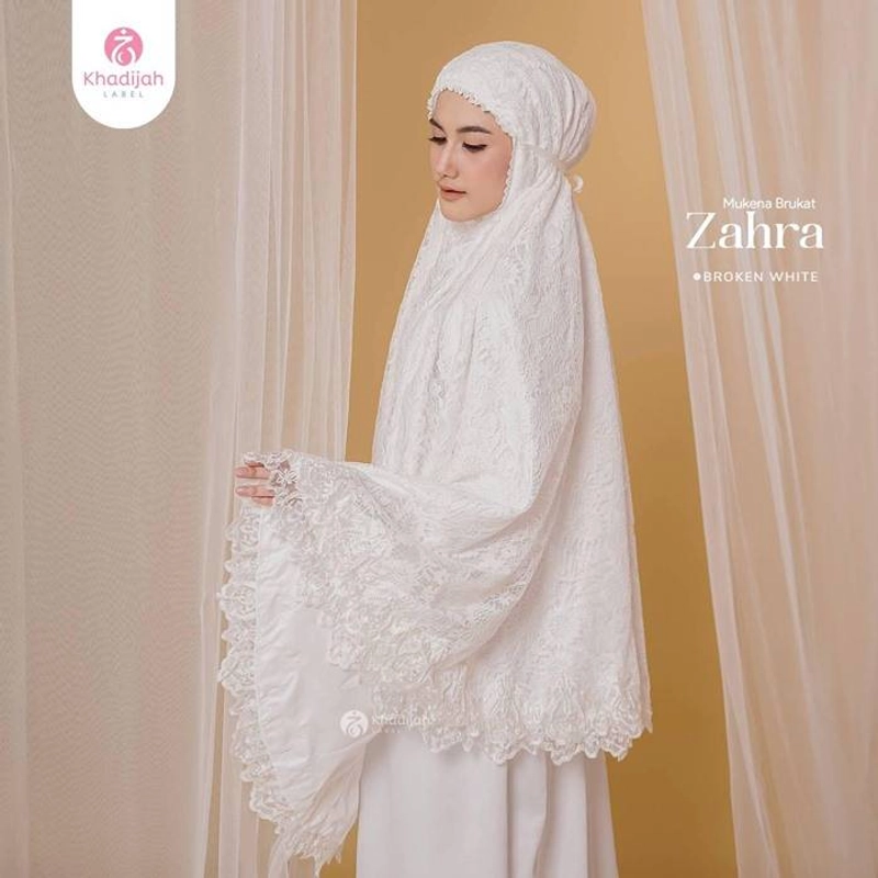 Product image Khadijah Label PLM - Mukena Premium Zahra Standar White Series
