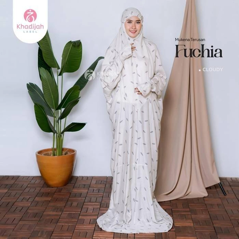 Product image Khadijah Label SUB - Mukena Terusan Fuchia All Size Cloudy