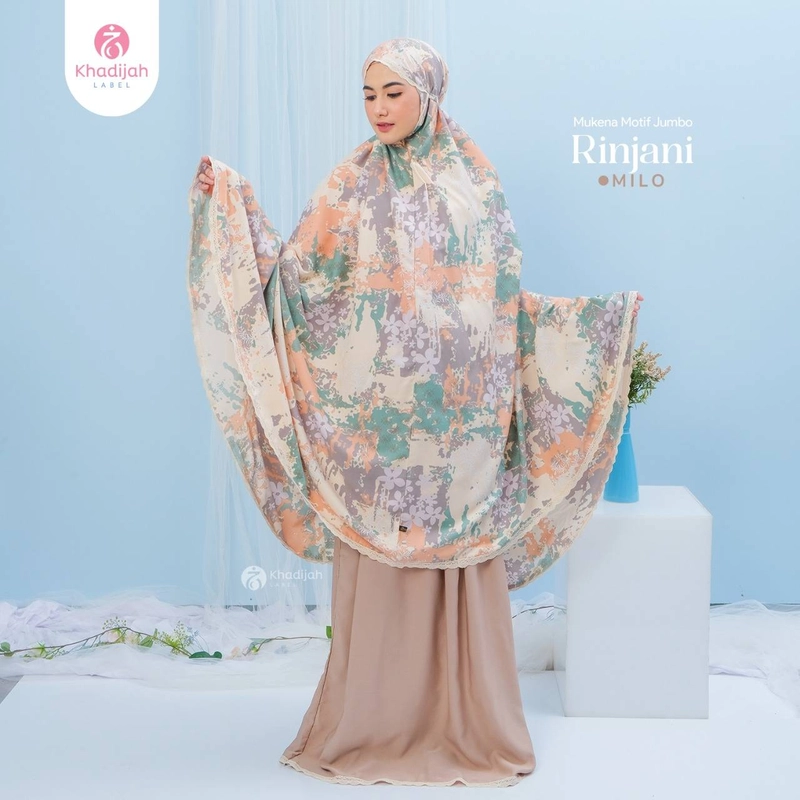 Product image Khadijah Label UPG - Mukena Jumbo Rinjani 2 in 1 Super Jumbo Milo