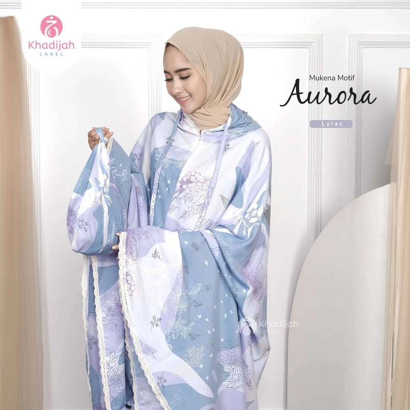 Product image Khadijah Label - Mukena Jumbo 2 in 1 Aurora All Size Lylac