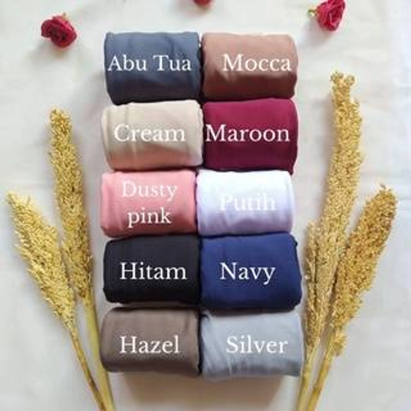 Product image Kiddo Glam - Rampel hijab (size 1-3 tahun) 60 piece