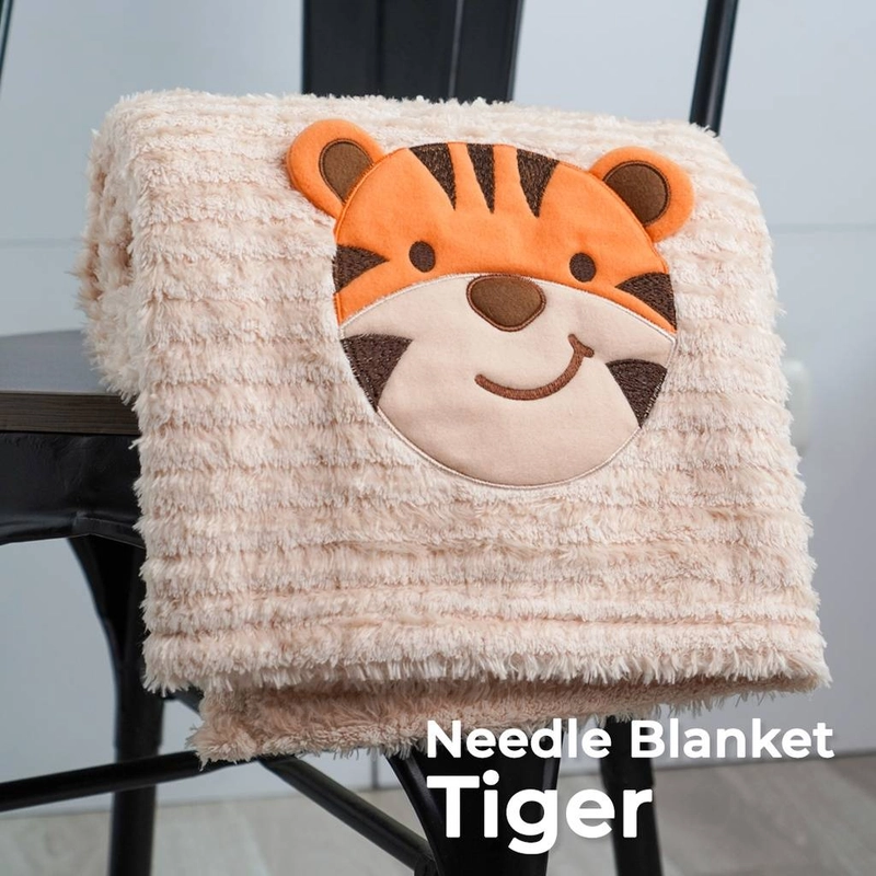 Product image Kintakun Baby Selimut Bayi Needle Blanket Bulu Karakter Hewan 76x102 76 x 102 cm TIGER