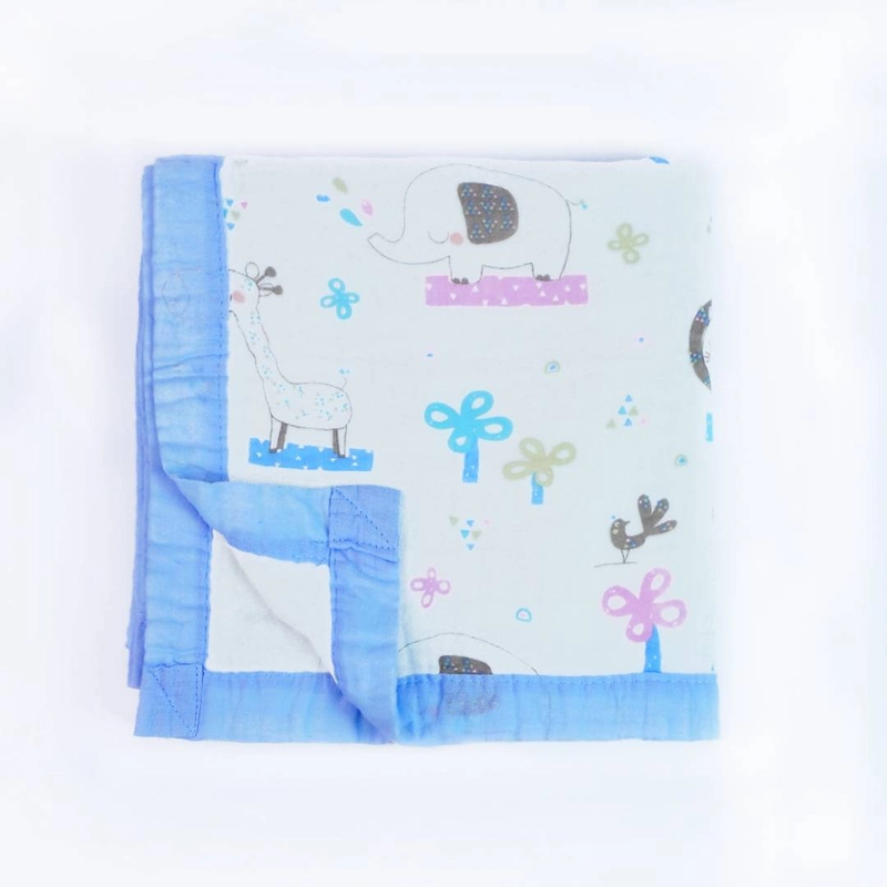 Product image Kintakun Surabaya -  Selimut Bayi Muslin Blanket 110x150 Blue