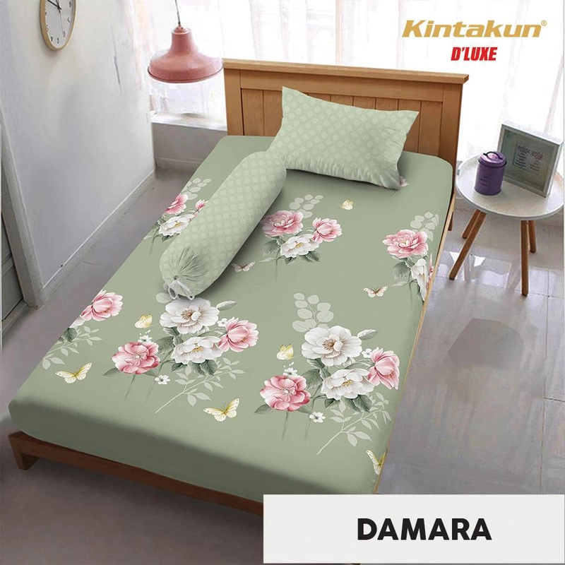 Product image Kintakun - Sprei Dluxe Damara Flower Hijau 100 x 200 Single