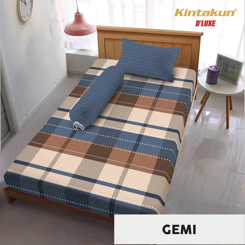 Product image Kintakun - Sprei Dluxe Gemi Aesthetic Microtex 100 x 200 Single