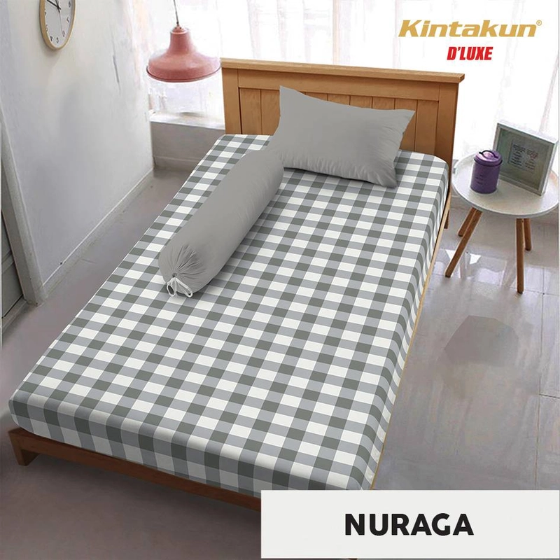 Product image Kintakun - Sprei Dluxe Microtex Nuraga Aesthetic 100 x 200 Single