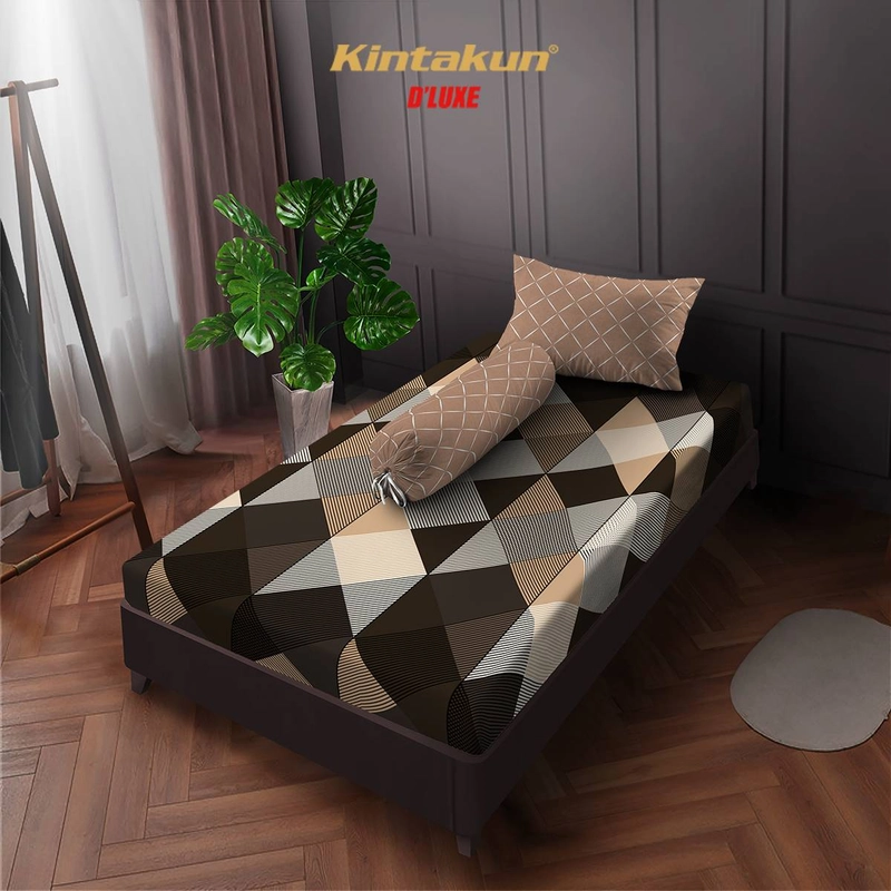 Kintakun Sprei Dluxe Microtex Adira Aesthetic 100 x 200 cm Single