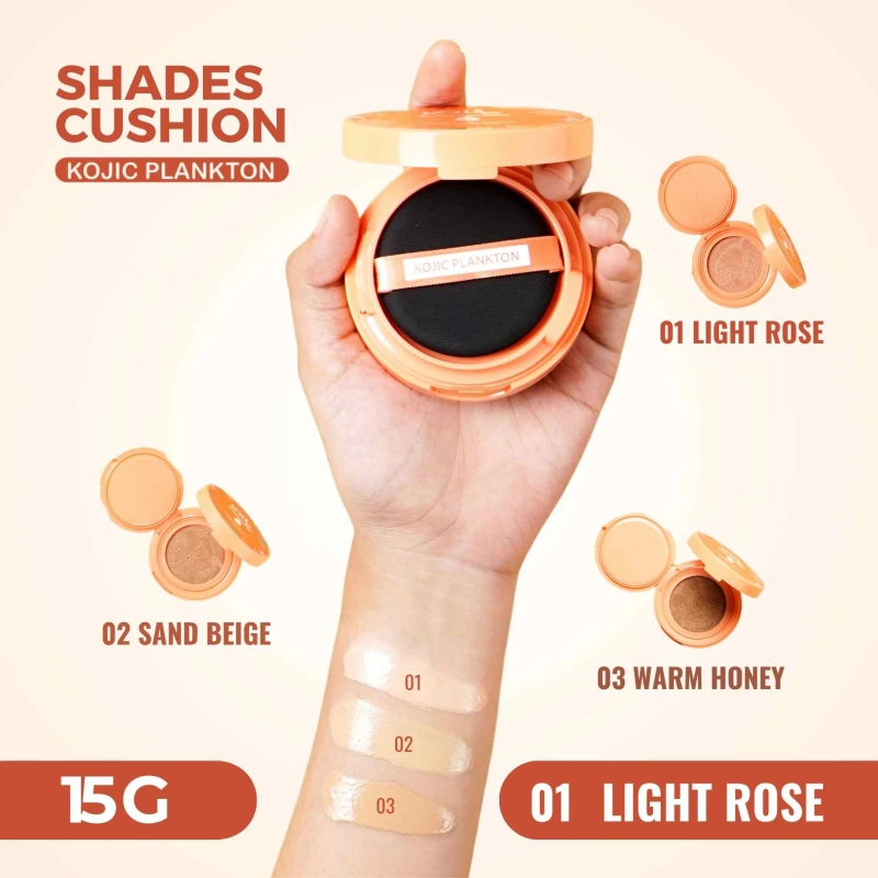 Product image KOJIC PLANKTON - KOJIC PLANKTON DAILY CUSHION SKIN PERFECT 15 GR 01 LIGHT ROSE