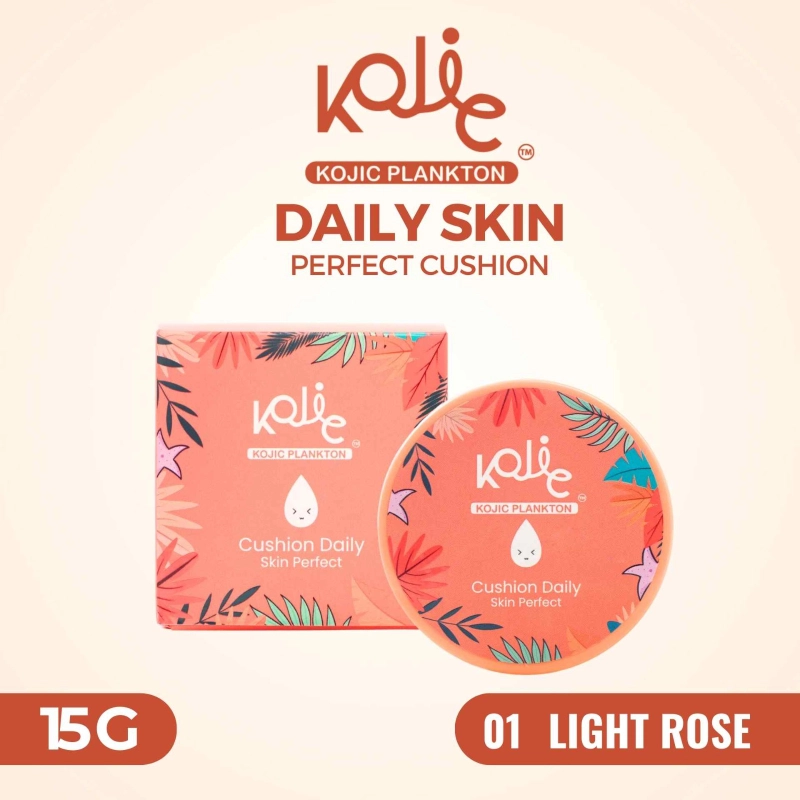 Product image KOJIC PLANKTON - KOJIC PLANKTON DAILY CUSHION SKIN PERFECT 15 GR 01 LIGHT ROSE