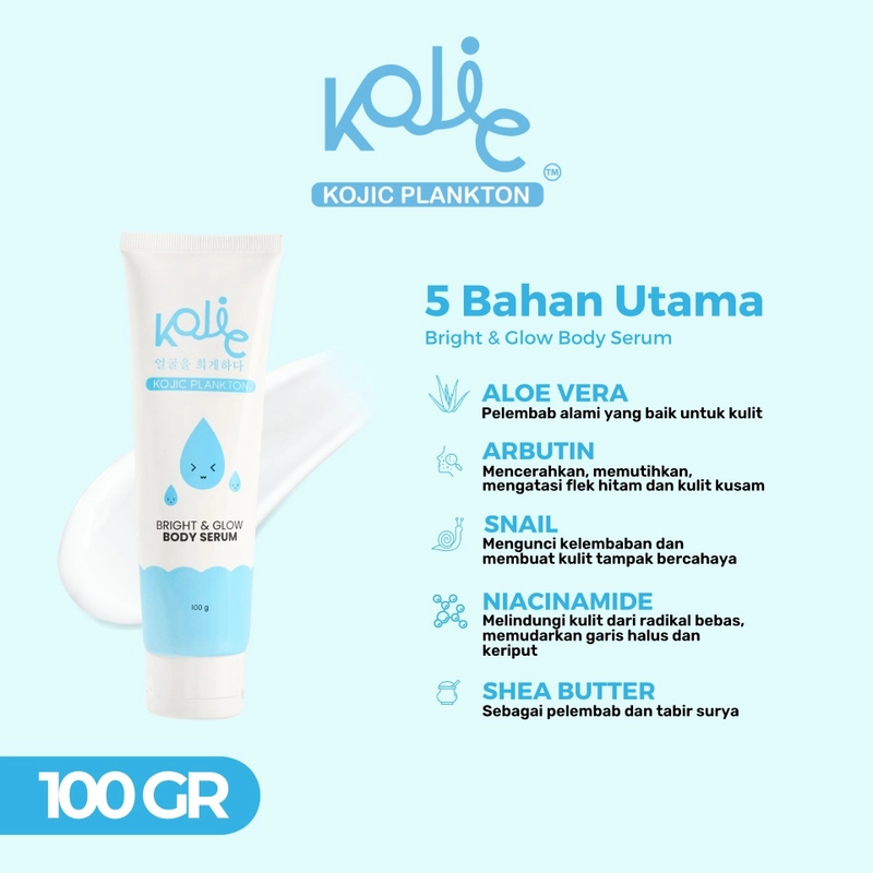 Product image KOJIC PLANKTON - BRIGHT & GLOW BODY SERUM 100 GR Body Serum