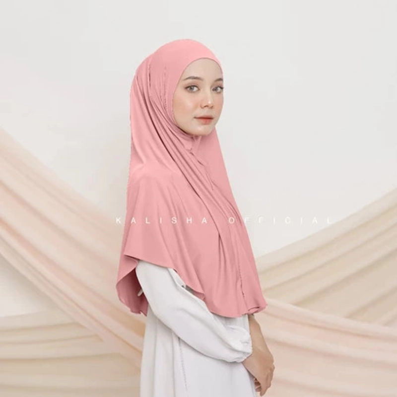 Product image Kalisha official - Kalisha Official - Hijab Zahira Jumbo Nonped Jersey L Milky