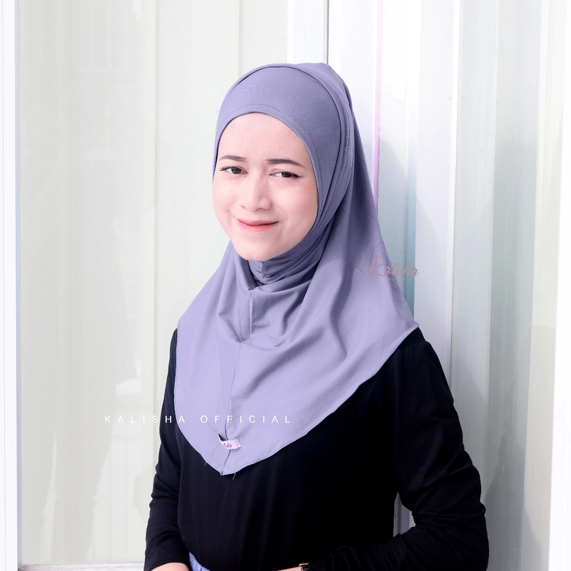 Product image Kalisha official - Jilbab Sport Helma Masker Headset 100 Lilac