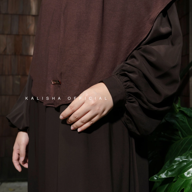 Product image Kalisha official - X MIMA Gamis Remaja Dewasa Noura 500 gram WALNUT