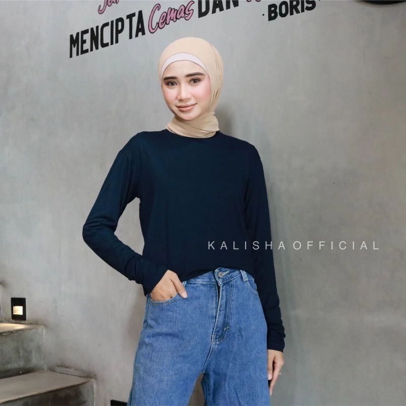 Product image Kalisha official - Manset Badan XL Bahan Spandex Premium 300 Navy