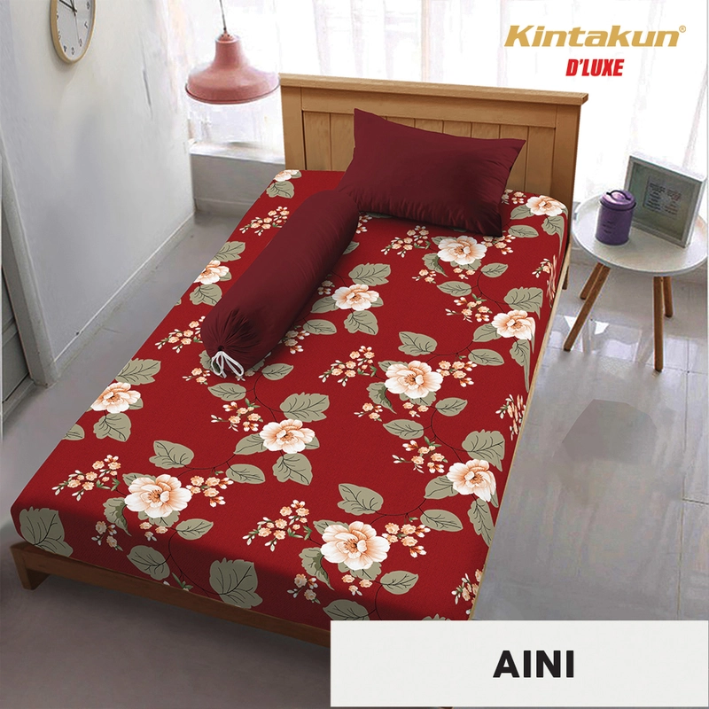 Product image Kintakun - Kintakun Sprei Fitted 90x200 Motif Bunga Flower Aesthetic Dluxe Tinggi 20cm / Sprei Kosan / Sprei Single 90 x 200 Aini