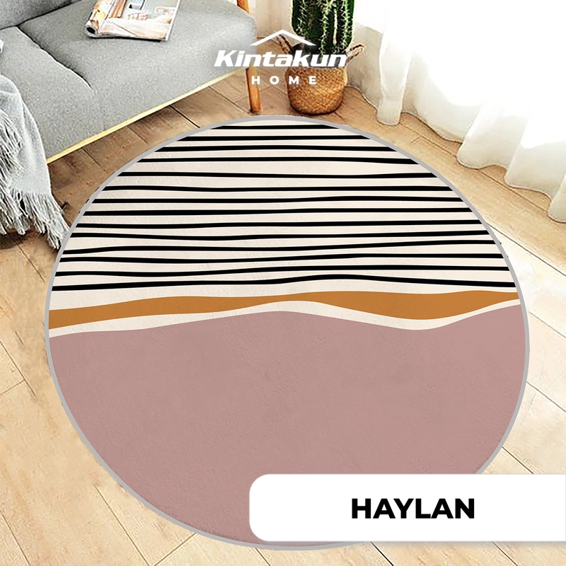 Product image Kintakun - Karpet Print Nylon Lingkaran 100x100 Haylan