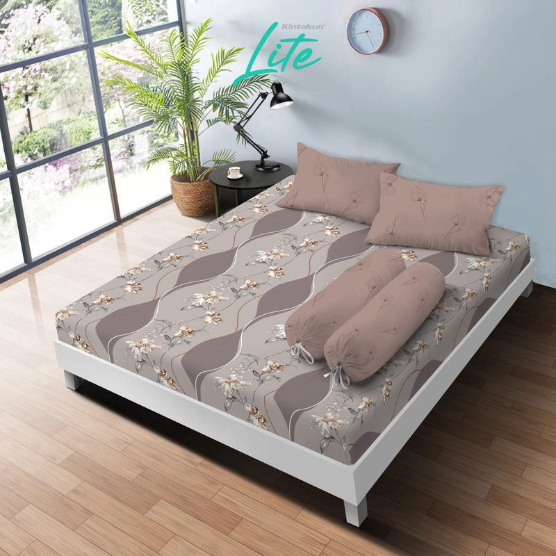 Product image Kintakun - Kintakun LITE Sprei Set 160 / 180 Fabio Microfiber 20 cm 160 x 200 Fabio