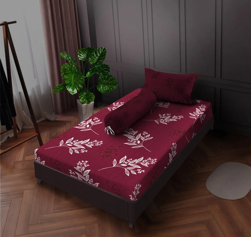 Product image Kintakun - Sprei Dluxe Alisa Microtex Flower 100 x 200 Super Single