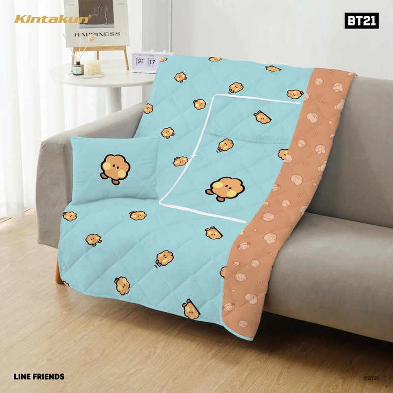 Product image Kintakun - Kintakun DLUXE BT21 minini Bantal Selimut / Balmut Multifungsi 2in1 Multivarian 100 x 150 Shooky