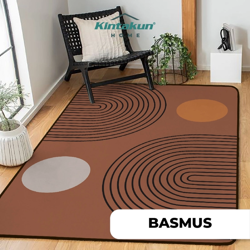Product image Kintakun - Karpet Lantai Ruang Anti Slip Persegi 150x100cm Basmus