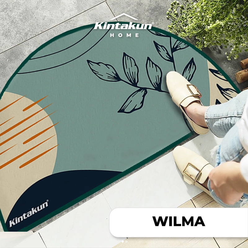 Product image Kintakun - Keset Serbaguna Anti Slip Setengah Lingkaran 50x75cm Wilma