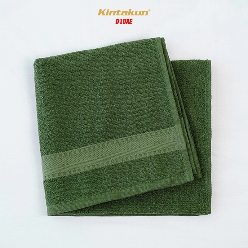 Product image Kintakun - Handuk Mandi PolyCotton Polos Bunaken 50x100cm 50x100 cm Olive Polyester
