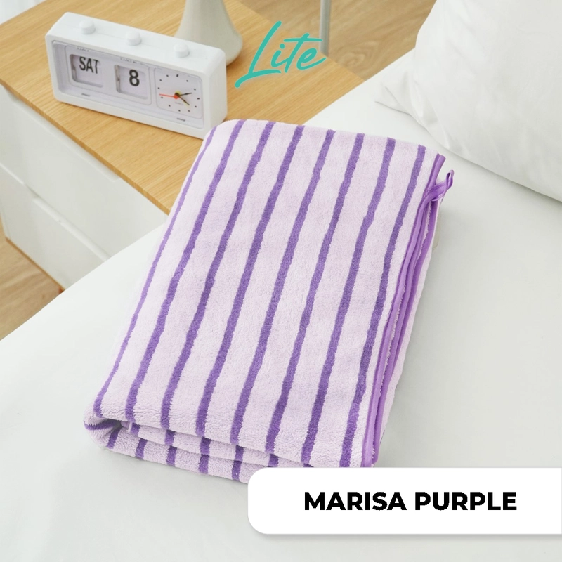 Product image Kintakun - Handuk Coral Marisa Microfiber LITE 70 x 140 Purple