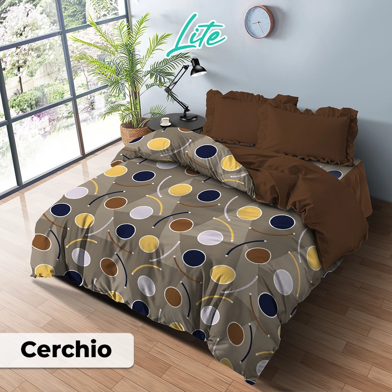 Product image Kintakun - Bedcover Set Sprei Lite Cerchio 180x200x39 Rumbai King