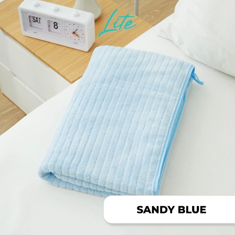 Product image Kintakun - Handuk Coral Sandy Microfiber LITE 70 x 140 Blue