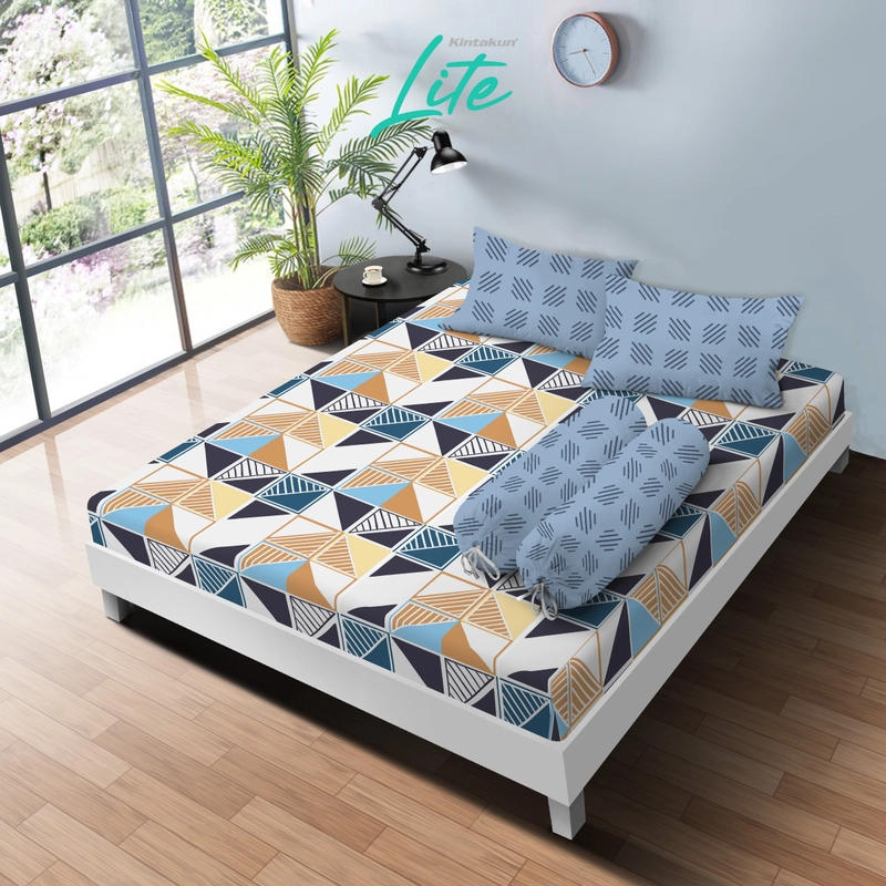 Product image Kintakun - Kintakun LITE Sprei Set 160 / 180 Wafara Microfiber 20 cm 160 x 200 Wafara
