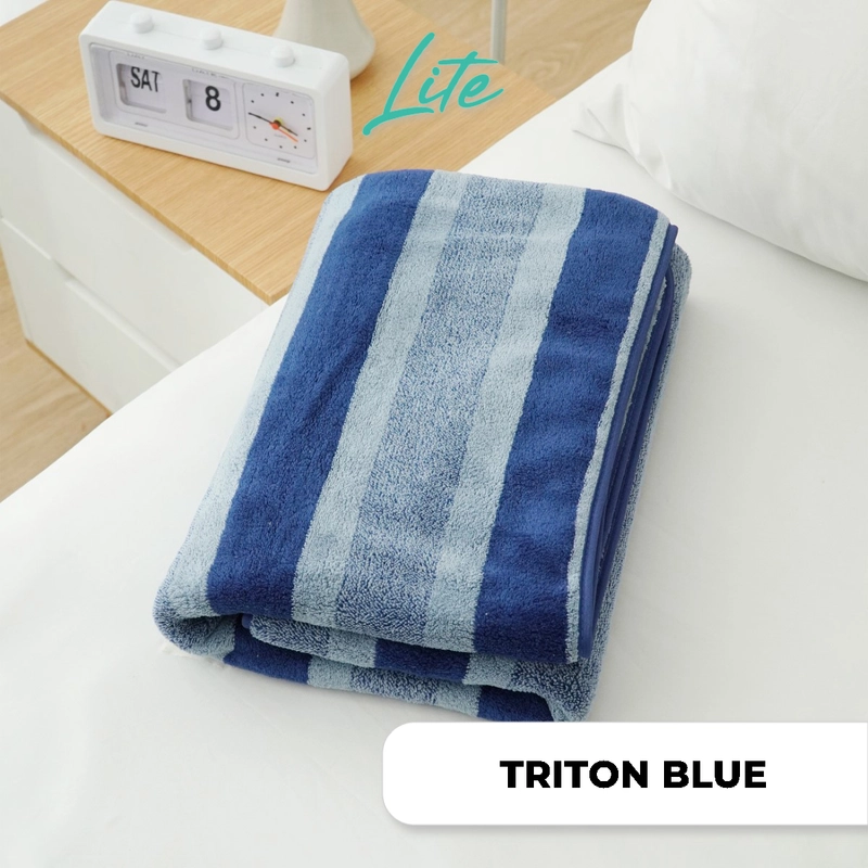 Product image Kintakun - Handuk Coral Triton Microfiber LITE 70 x 140 Blue
