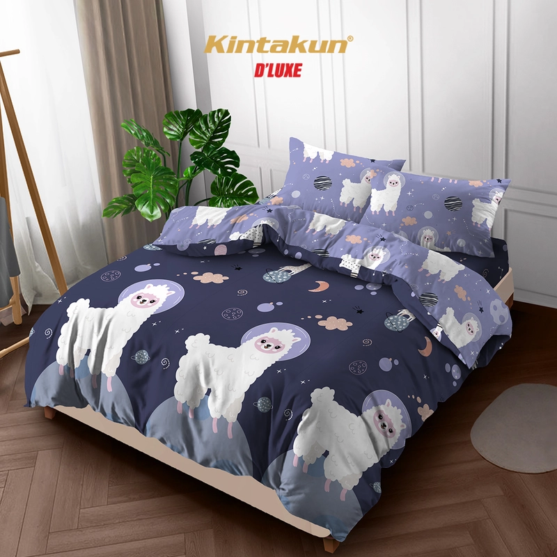 Product image CUCI GUDANG Kintakun Bed Cover Set Dluxe Viuna 160x200x20 Queen