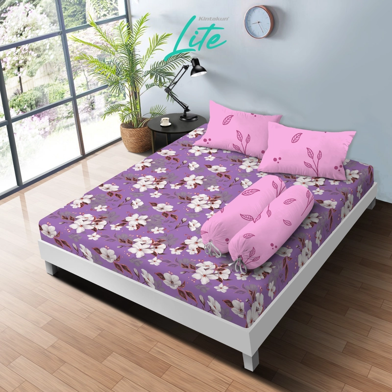 Product image Kintakun - Kintakun LITE Sprei Set 160 / 180 Qitara Microfiber 20 cm 160 x 200 Qitara
