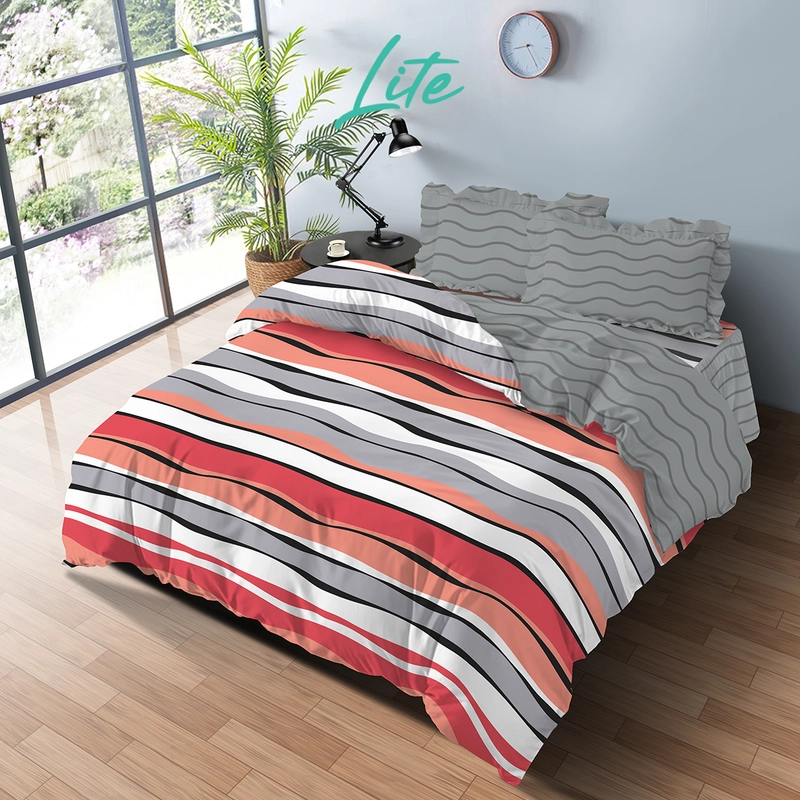Product image Kintakun - Bed Cover Set Sprei Rumbai Lite Oriel Microtex T20 180 x 200 King