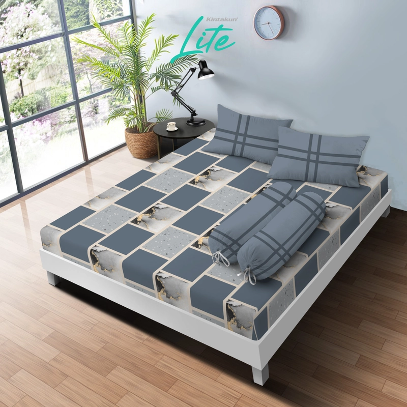 Product image Kintakun - Kintakun LITE Sprei Set 160 / 180 Saujana Microfiber 20 cm 160 x 200 Saujana