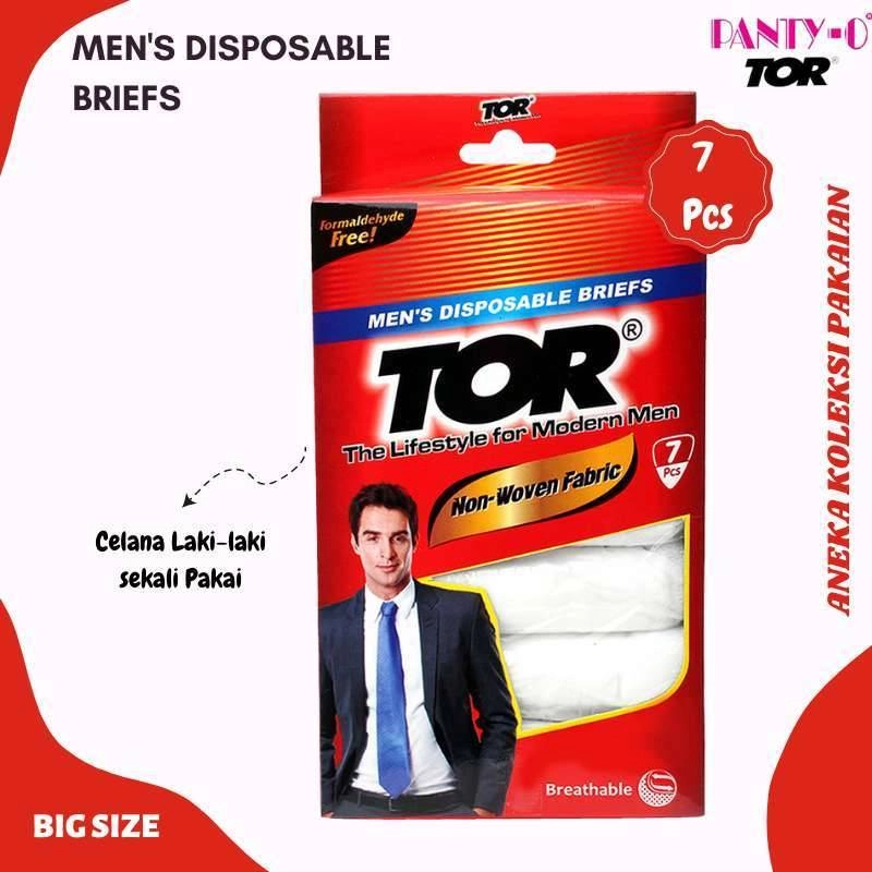 Product image Celana Dalam Pria Sekali Pake Disposable Underwear Bepergian / Di Rawat TOR all variant S